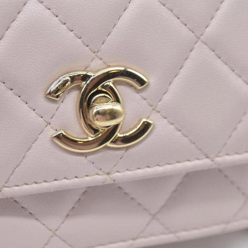 $3125 Chanel Quilted Mini Trendy CC Wallet On Chain Light - Picture 12 of 15